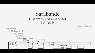 Sarabande BWV 997 2nd Lute Suite [upl. by Wolram]