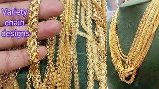 നാടൻ മാലകൾ  variety chains collections  Kerala chain collections  spj Jewellery chain designs [upl. by Beaston]