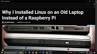 Why I Installed Linux on an Old Laptop Instead of a Raspberry Pi [upl. by Noisla]