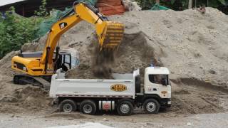 Excavator CAT336D amp JAC 88  114 RC VIETNAM  part2 [upl. by Rexferd]