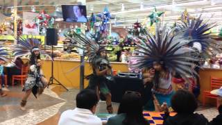 Calpulli Tonalehqueh Dancers at Newark Store [upl. by Mort567]