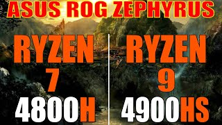 RYZEN 7 4800H vs RYZEN 9 4900HS I RTX 2060  6GB  GAMING LAPTOP [upl. by Krein]