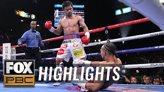 Manny Pacquiao vs Keith Thurman Full Fight  HIGHLIGHTS  PBC ON FOX [upl. by Zednanref962]