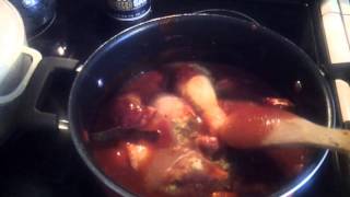 Receta Pollo Enchilado quot parte 2 [upl. by Adnuhs]