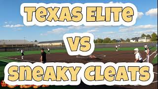 Texas Elite Bancroft vs Sneaky Cleats Neal 10052024 [upl. by Jerrylee]