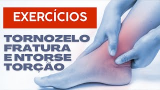 FISIOTERAPIA Exercícios para tornozelo  Recuperação de torção fratura ou entorse [upl. by Artinak]