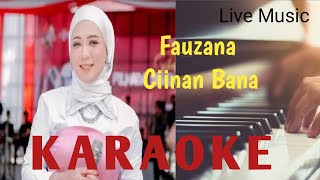 Fauzana CIINAN BANA Karaoke [upl. by Emie]