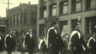 1928 Wenatchee WA winter scene and Shriners parade [upl. by Aehsa347]