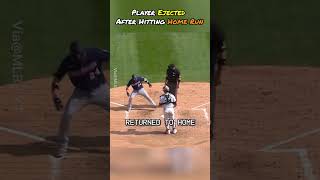 Player Ejected After Hitting Home Run [upl. by Preiser]