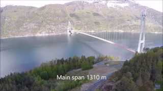 The Hardanger bridge in Norway [upl. by Ettelimay]