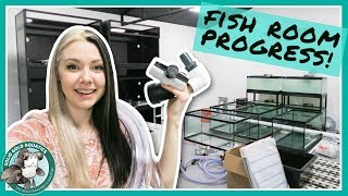 Building My Fish Room Water Change System  VLOGMAS DAY 7 [upl. by Mcmillan210]