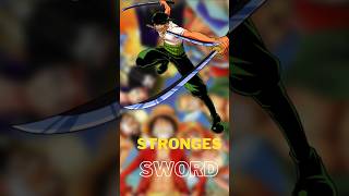 Top 5 Strongest Swords Wielded by Zoro 🗡️🔥 [upl. by Adrahs]