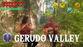 Gerudo Valley Zelda Ocarina of Time  flute amp flamenco guitar cover [upl. by Aholla965]