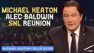 Michael Keaton  Billie Eilish SNL Roundtable  S50 E4 [upl. by Eirena]