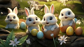 Hop Little Bunnies Hop Hop Hop  More Ms Rachel Nursery Rhymes amp Kids Songs [upl. by Neoma874]