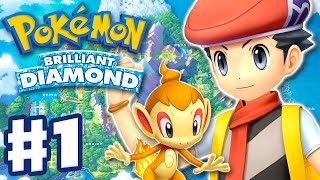 Pokemon Brilliant Diamond and Shining Pearl  Gameplay Walkthrough Part 1  Sinnoh Region Intro [upl. by Hwu]