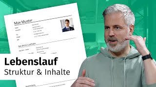 Lebenslauf schreiben Das ist der beste Aufbau für Deinen Lebenslauf [upl. by Eissed]