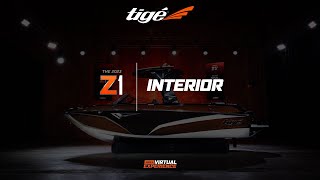 Z1 Interior  2023 Tige Boats Virtual Experience [upl. by Bennion723]