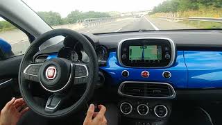 Fiat 500X MY19 test du lane assist [upl. by Desiri]