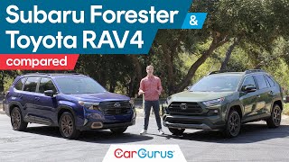 2025 Subaru Forester vs 2024 Toyota RAV4 [upl. by Zingale]