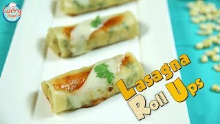 Lasagna Roll Ups Recipe  How To Make Lasagna Roll Ups  Quick amp Easy Lasagna Recipe  Bhumika [upl. by Dela260]