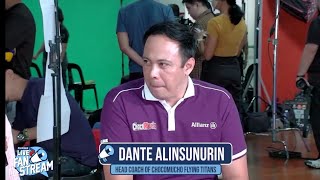 COACH DANTEFANSTREAMCHOCOMUCHO chocomuchoflyingtitans chocomucho creamline ccs [upl. by Aivital]