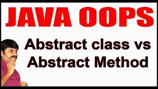 Java Tutorials  Java OOPS  Abstract class vs Abstract Method  by Durga sir [upl. by Bryna]