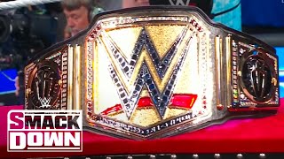 Triple H Gives Roman Reigns a New Universal Title  WWE SmackDown Highlights 6223  WWE on USA [upl. by Kelton]