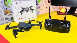 Drone Review Eachine E58 Wifi Camera Drone Unboxing Review UrduHindi [upl. by Spillar]