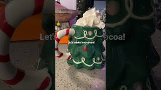 pov diy christmas christmastree xmas gnomes Make hot cocoa w meD [upl. by Assillim]