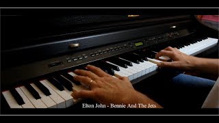 Elton John  Bennie And The Jets  Piano Cover [upl. by Atinahs]