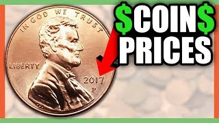 HOW MUCH IS A 2017 PENNY WORTH RARE PENNIES WORTH MONEY [upl. by Veriee]