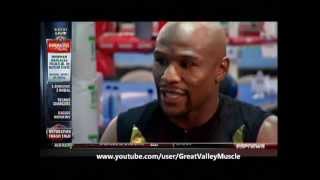 Floyd Mayweather on Sportscenter 9913 quotIve fought bigger guys many times in my careerquotquot [upl. by Georas]