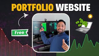 How To Make Portfolio Website for FREE  2024 Easy Method [upl. by Anana777]