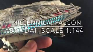 Millennium Falcon  Bandai scale 1144 in 4k [upl. by Map]