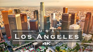 Los Angeles USA 🇺🇸  by drone 4K [upl. by Imnubulo]