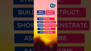 Basic English vs Advance English [upl. by Warfold]