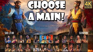 Mortal Kombat 1  How to Choose your Main Character [upl. by Jasik592]