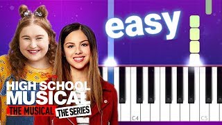 Olivia Rodrigo Julia Lester  Wondering 100 EASY PIANO TUTORIAL [upl. by Pendergast54]