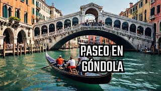 Paseo en góndola por Venecia Puente de Rialto [upl. by Tali384]