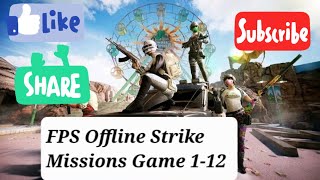 FPS Offline Strike Encounter Missions Game 112🎮 gameplay 2024 [upl. by Queen]