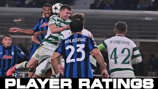 IN AUSTON WE TRUST ATALANTA 00 CELTIC  PLAYER RATINGS  CHAMPIONS LEAGUE [upl. by Olathe]