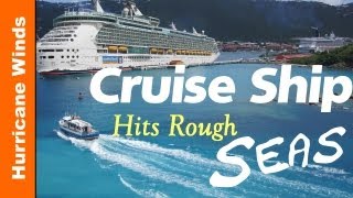 Royal Caribbean Freedom Of The Seas Wild Ride In Rough Weather [upl. by Wesa]