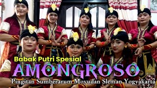 JATHILAN AMONGROSO BABAK 4 PUTRI SPESIAL PINGITAN SUMBERARUM MOYUDAN SLEMAN YOGYAKARTA [upl. by Sukram119]