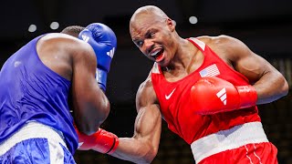 Jamar Talley USA vs Leclerc Nogaus HAI World Olympic Qualifiers 2024 92kg [upl. by Beth]