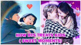 How BTS Treats Kids Sweet Moments [upl. by Magen404]