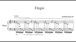 Halfdan Kjerulf Elegy in g minor HK 66 [upl. by Chellman]