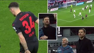 🤣Granit Xhaka Fools Entire Stadium With Celebration Xabi Alonso Reaction Was Priceless [upl. by Nilauqcaj]