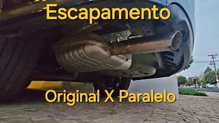 Vectra  Diferença do escapamento original GM X paralelo Mastra [upl. by Gilletta184]