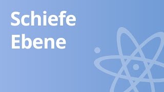 Physik Die schiefe Ebene – Vertiefung 1 Tasse rutscht runter  Physik  Mechanik [upl. by Eneryc]